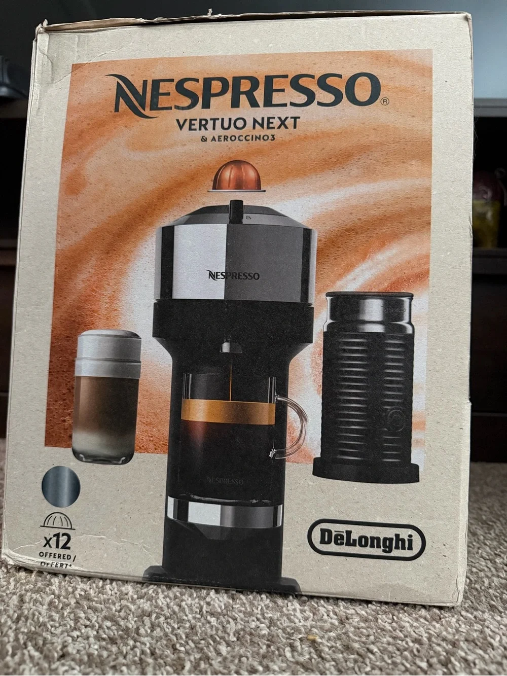 Nespresso box packaging